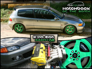 March 2008 - K20EG6 - Hatchback Of The Month