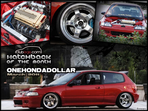 March 2011 - onehondadollar - Hatchback Of The Month