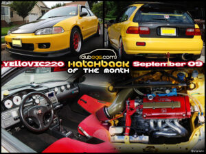 September 2009 - yellovic220 - Hatchback Of The Month