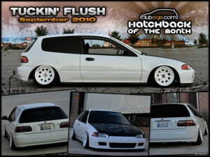 September 2010 - tuckin'flush - Hatchback Of The Month