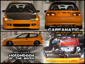 October 2010 - Carfanatic - Hatchback Of The Month