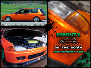 November 2009 - KnightX - Hatchback Of The Month