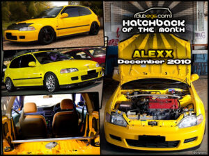 December 2010 - Alexx - Hatchback Of The Month