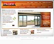 Pacific Arch. Millwork - Homepage Flash