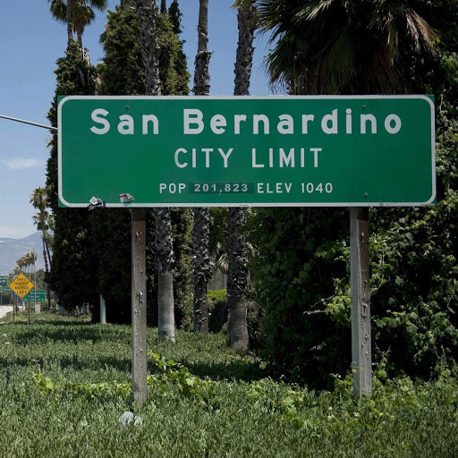 San Bernardino City Limit - where I spent my first 19 years growing up